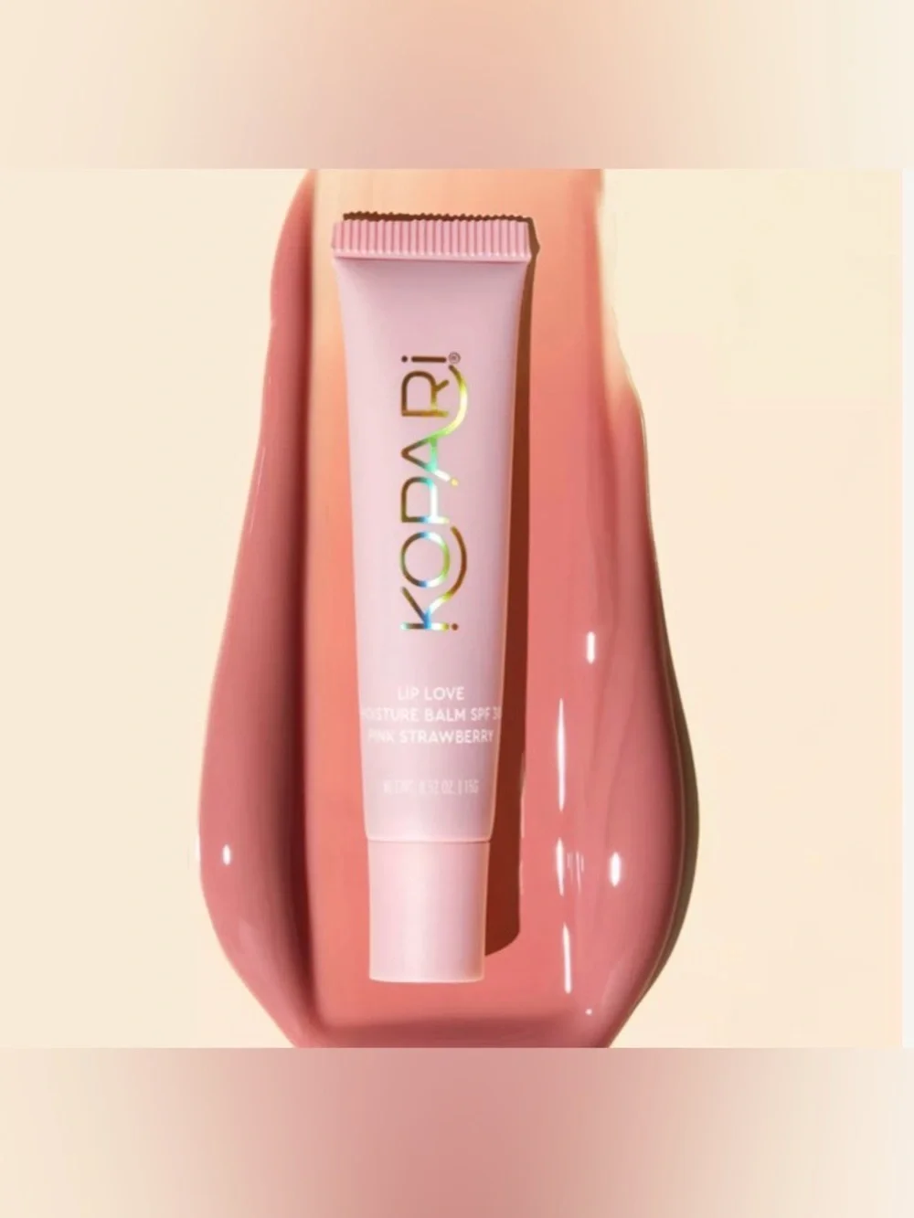 Kopari Lip Love Moisture Balm SPF 15 Pink 🍓